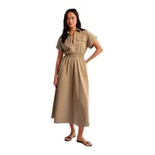 Product image of Abercrombie & Fitch Utility Maxi Shirt Dress