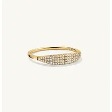 Product image of Pavé Diamond Slim Signet