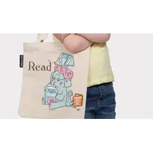 Product image of Out of Print Elephant and Piggie Read Tote Bag