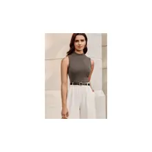 Product image of Womens Wool Blend Mock Tank