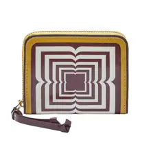 Product image of Dries Van Noten Small zip-around wallet in printed leather