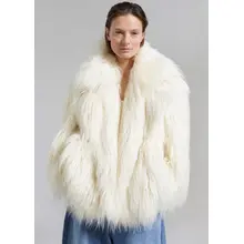 Product image of The Frankie Shop Liza Short Faux Fur Coat