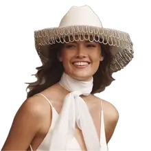 Product image of Wyeth Cardi Jewel-Trim Cowboy Hat