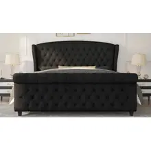Product image of Willa Arlo Interiors Dulane Upholstered Queen Sleigh Bed