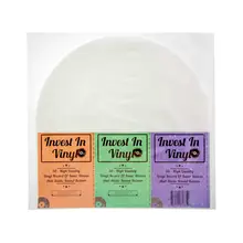 Product image of 50 LP Inner Sleeves Anti Static Round Bottom 33 RPM 12
