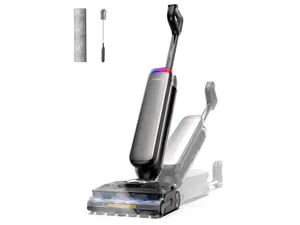The Tineco Floor One S9 Artist Steam steam mops a hardwood floor