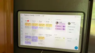 I tried this digital family calendar, and it finally got my teen to check the schedule