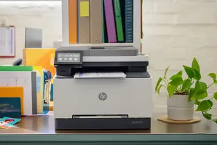 This HP color printer is built for small offices