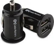 Product image of Cable Matters 10W Mini Dual-USB Car Charger 2-Pack