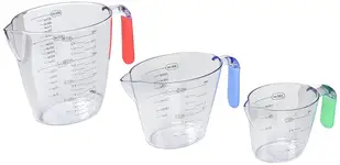 Product image of Vremi 3 Piece Plastic Measuring Cups