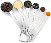 Product image of 1Easylife Stainless Steel Measuring Spoons, Set of 6