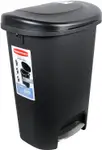 Product image of Rubbermaid Step-On Wastebasket, 13 Gallon