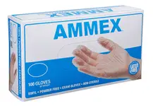 Product image of Ammex Vinyl Powder-Free Exam Gloves