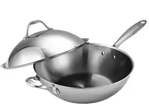 Product image of Cooks Standard 12-inch Wok with Dome Lid