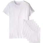 Product image of Fruit of the Loom Men's Dual Defense White Crew Neck T-Shirts, 6 Pack [Women's TBRN]