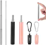Product image of Doboli 2 Pack Reusable Metal Straws