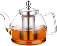 Product image of Hiware 1000ml Glass Teapot with Removable Infuser