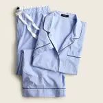 Product image of J.Crew End-On-End Cotton Long-Sleeve Pajama Set