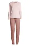 Product image of Lands' End Women's Lounge Pajama Set Long Sleeve T-shirt and Slim Leg Pants