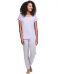 Product image of Hanes All Natural Short Sleeve Jogger Lounge Set