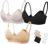 Product image of Hofish Seamless Clip Down Deep V Neck Push Up Nursing Bra