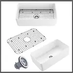 Product image of SG2D Fireclay Farmhouse Apron Kitchen Sink