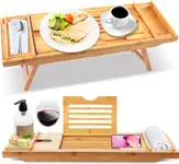 Product image of SereneLife Bath Caddy Breakfast Tray Combo 