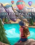 Product image of Special Art 100 Landscapes Adult Coloring Book