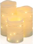Product image of H-Blossom Embedded String-Light Flameless Candles 