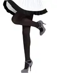 Product image of Hanes X-Temp Blackout Control Top Tights