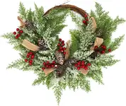 Product image of 10Leccion Winter Christmas Wreaths with Pine Cones