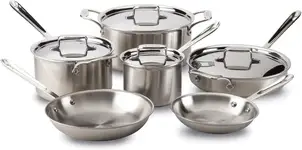Product image of All-Clad D5 5-Ply Brushed Stainless Steel Cookware Set 