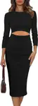 Product image of Pink Queen Bodycon Midi Sheath Dress