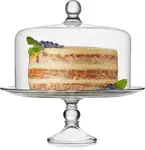 Product image of Libbey Selene Glass Cake Stand with Dome