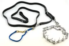 Product image of Leerburg Leather Prong Leash