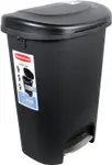 Product image of Rubbermaid Step-On Wastebasket, 13 Gallon