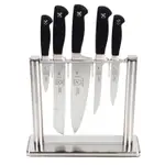 Product image of Mercer Culinary Genesis 6-Piece Forged Knife Block Set, Tempered Glass Block