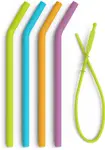 Product image of Softy Straws Reusable Silicone Straws