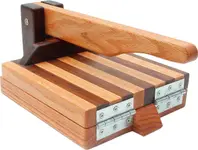 Product image of Central Coast Woodworks 8" Hardwood Tortilla Press (Red Oak & Walnut)