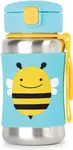 Product image of Skip Hop Zoo Stainless Steel Little Kid Straw Bottle