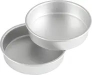 Product image of Wilton Aluminum 8-Inch Round Cake Pan Set, Multipack of 2