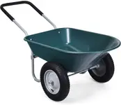 Product image of Goplus Dual Wheel Wheelbarrow