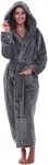 Product image of Alexander Del Rossa Women's Plush Fleece Robe with Hood