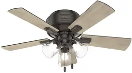 Product image of Hunter Fan Company Crestfield Low Profile with 3 Lights