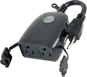 Product image of Enbrighten Outdoor Plug-In 2-Outlet WiFi Smart Switch