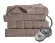 Product image of Sunbeam Quilted Fleece Heated Blanket