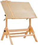Product image of Meeden Solid Wood Drafting Table