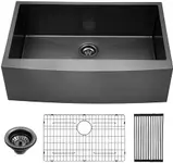 Product image of Lordear Gunmetal Black Stainless Farm Sink