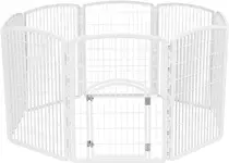 Product image of Iris 34-Inch Exercise 8-Panel Pet Playpen