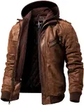 Product image of Flavor Men’s Leather Motorcycle Jacket